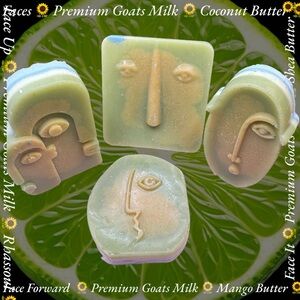 Ethereal Faces Premium Goats Milk Tea Tree Frankincense French Clay Set of 4